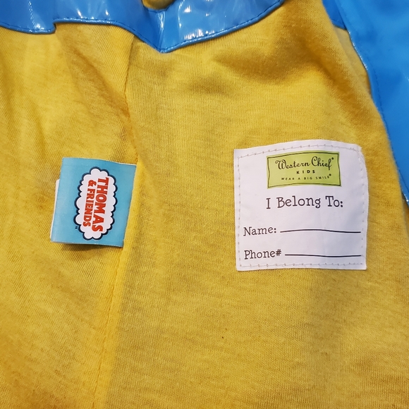 Thomas The Tank Engine Rain Jacket Coat Waterproof by Western Chief - Picture 8 of 12